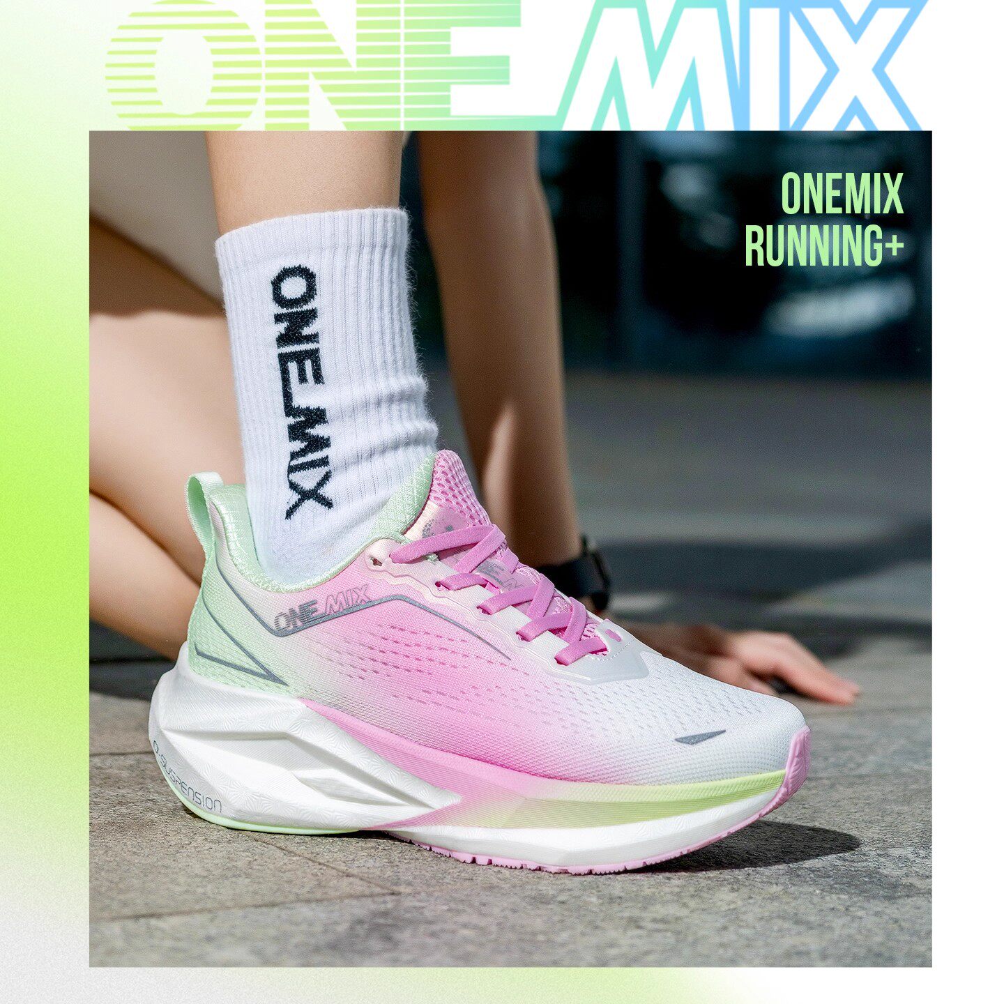 ONEMIX Running Shoes for Men S - Reflective Night Running Shoes ulasan dan harga