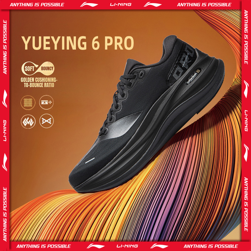 Li-Ning Men's YUEYING 6 PRO Op - Reflective Night Running Shoes ulasan dan harga