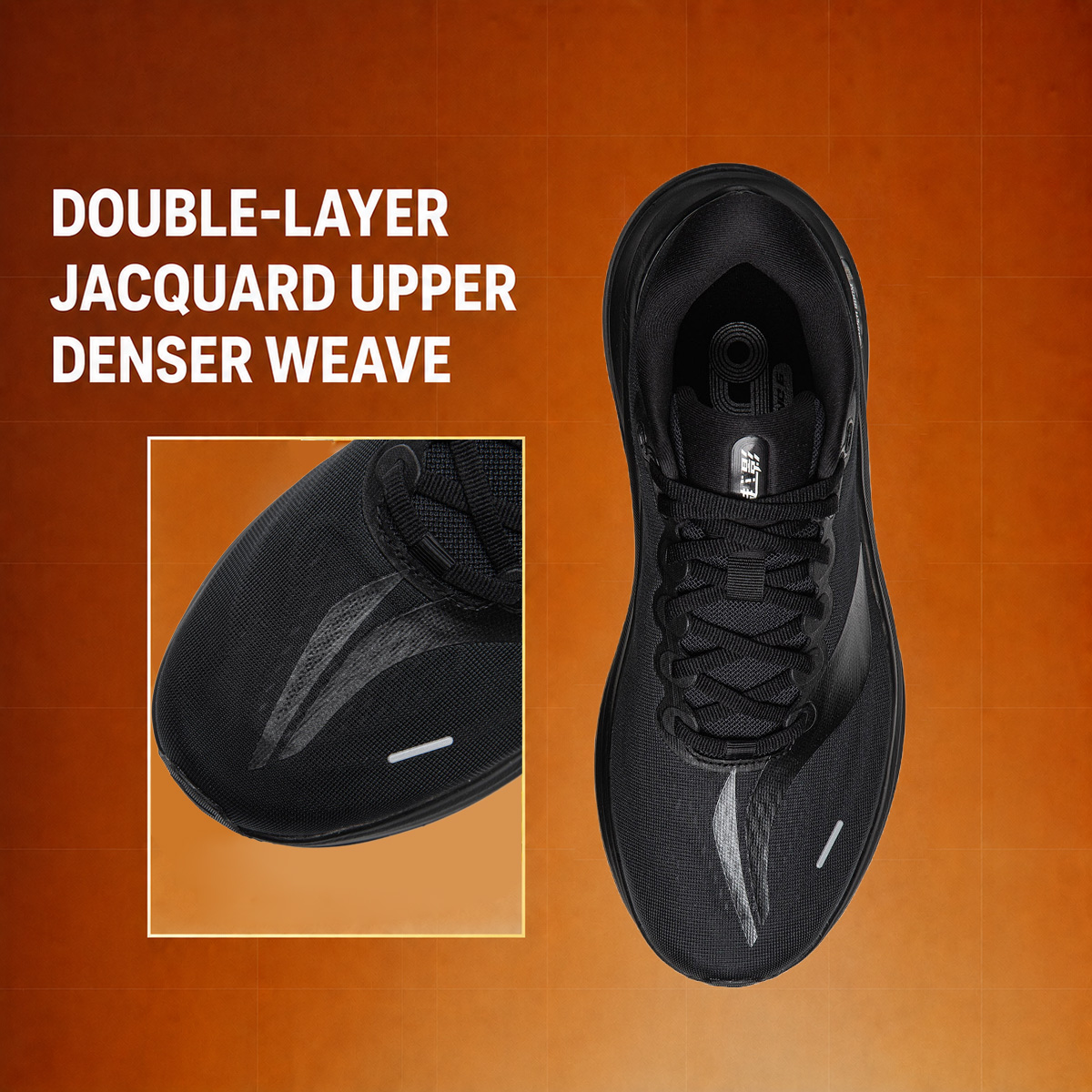 Li-Ning Men's YUEYING 6 PRO Op - Reflective Night Running Shoes ulasan dan harga